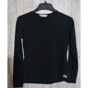 Mountain Equipment Company Shirt Base Layer Black Merino Wool Blend Size Small